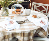 Round Tablecloth - Buffalo Plaid Table cloths