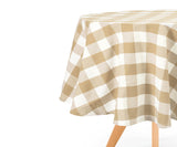 Round Tablecloth - Buffalo Plaid Table cloths