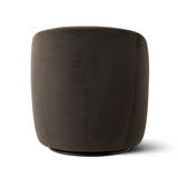 Bella Modern Velvet Swivel Barrel Chair (1-Piece)