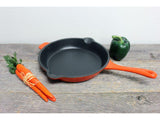 BergHOFF Neo 5pc Cast Iron Dutch Oven Set with 10" Fry Pan, 3qt. & 5qt., Orange