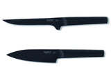 BergHOFF Ron 2pc Chef and Boning Knife Set, Black