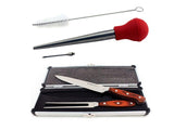 BergHOFF Pakka Wood 6pc Carving Prep and Turkey Baster Set
