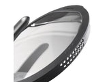 BergHOFF GEM 11" Non-stick Two-Handled Sauté Pan 4.9Qt., Glass Lid, Gray