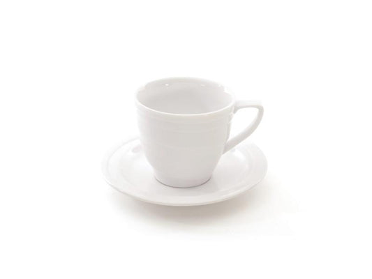 BergHOFF Eclipse 12oz Porcelain Breakfast Cup & Saucer
