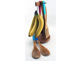 BergHOFF Essentials 7Pc Bamboo Banana Hanger and Utensil Set