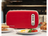 BergHOFF Seren 2Pc Side Loading Toaster with Red Panel