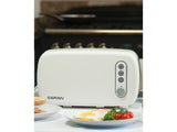 BergHOFF Seren 2Pc Side Loading Toaster with White/Cream Panel