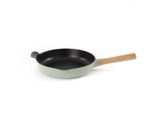 BergHOFF Ron 10.25" Cast Iron Fry Pan 2.6Qt., Green