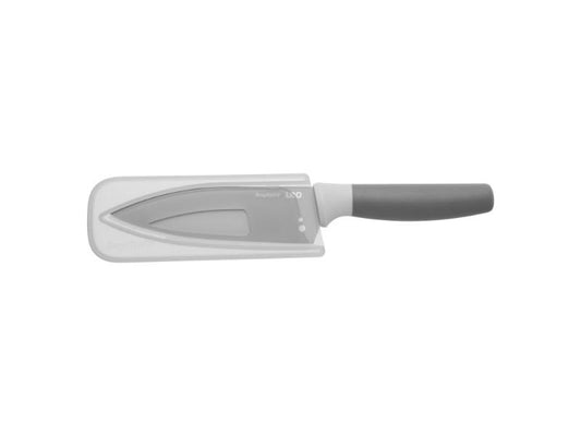 BergHOFF Leo 5.5" Stainless Steel Chef Knife with Herb Stripper, Gray