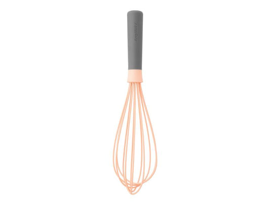 BergHOFF Leo 11" Nonstick Silicone Whisk, Pink & Gray