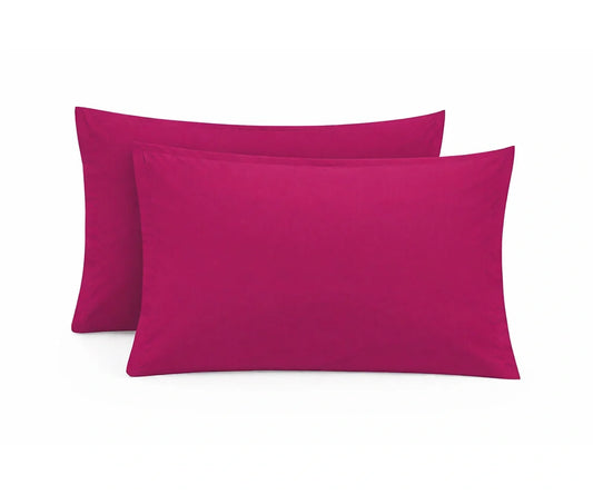 100% Cotton Sateen Pillowcases - Set of 2