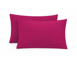 100% Cotton Sateen Pillowcases - Set of 2