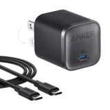 Anker Nano Charger (45W) with USB-C to USB-C Cable