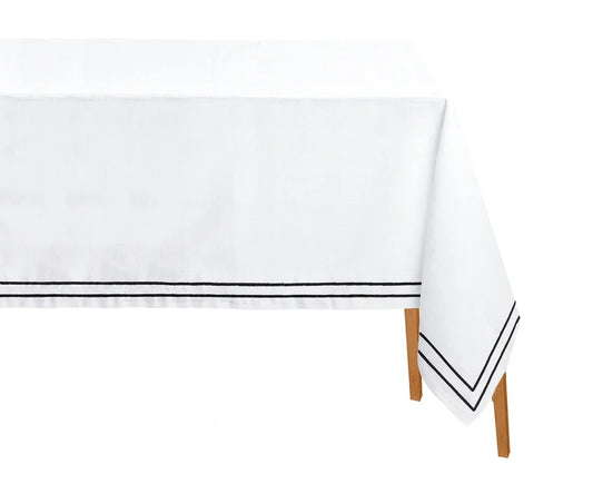 Embroidered Tablecloths - black