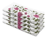 Pink Floral Napkins Set of 4