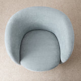 Bloom Upholstered Swivel Barrel Accent Chair (1-Piece)