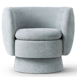 Bloom Upholstered Swivel Barrel Accent Chair (1-Piece)