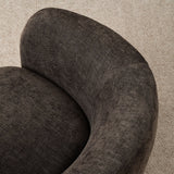 Bloom Upholstered Swivel Barrel Accent Chair (1-Piece)