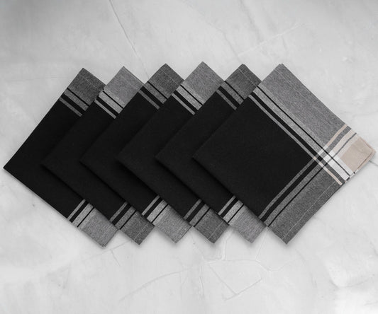 Black Cotton Napkin