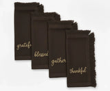 Embroidered Christmas Napkins
