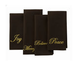 Holiday Sentiment napkins