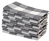 Gray Plaid Napkins