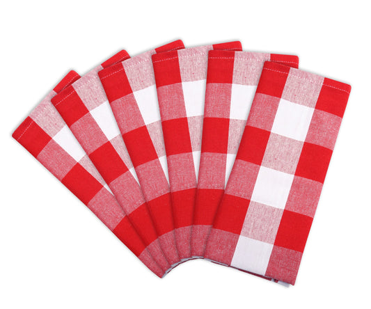 Red Cloth Napkins - Dinner Napkins