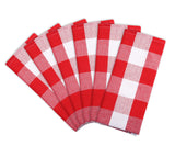 Cotton Napkins - Plaid Cloth Napkins