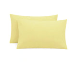 100% Cotton Sateen Pillowcases - Set of 2