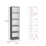 Pooler 3 Piece Living Room Set with Home Bookcase, Home Xs Bookcase & Home 2-Door Bookcase, Matt Gray / White, Modern Storage for Living Room, Bedroom, and Office