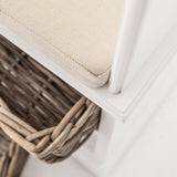 Halifax Entryway Coat Rack & Bench Unit
