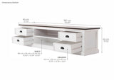 Halifax Accent Media Console 4 Drawers