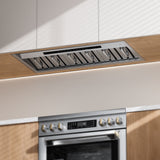 CIARRA Professional Series 28 inch Built-In Range Hood Insert with 4-Speed Levels and Smart Control | CAS28927A-OW