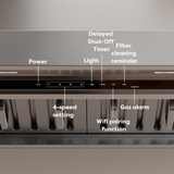 CIARRA Professional Series 30 inch 304 Stainless Steel 950 CFM Wall Mount Range Hood with 4-Speed Levels and Smart Control | CAS30313A-OW