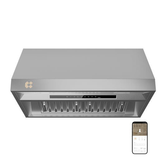 CIARRA Professional 304 Stainless Steel 36 inch Under Cabinet Range Hood Insert with 4-Speed Levels and Smart Control | CAS36928A-OW