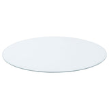 36-inch 6mm Round Clear Tempered Glass Top