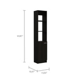 Chelsea 2 Piece Bathroom Set, Black Wengue Finish