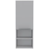TUHOME Cranston 2-Piece Bathroom Set with Tall Storage Cabinet and Wall-Mounted Cabinet, Modern Bathroom Storage Solution, 67.79"H x 14.37"W x 16.04"D, White