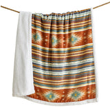 Del Sol Campfire Sherpa Throw, 6 MOQ