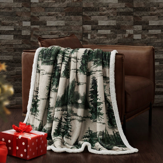 Joshua Campfire Sherpa Throw, 6 MOQ