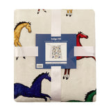 Wild Horses Campfire Sherpa Throw, 6 MOQ