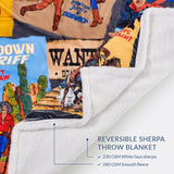 Bandits & Heroes Campfire Sherpa Throw, 6 MOQ