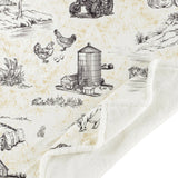 Farm Life Campfire Sherpa Throw, 6 MOQ