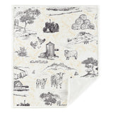 Farm Life Campfire Sherpa Throw, 6 MOQ
