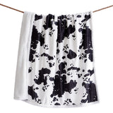 Elsa Cowhide Campfire Sherpa Throw, 6 MOQ
