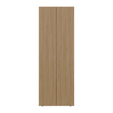 Home 2 Door Closet System, Four Fixed Shelves, Compact Wardrobe for Bedroom Organization, Laundry Room Organization, Utility Room Organization, Freestanding Storage Furniture