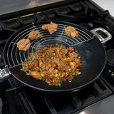 CHD Dual Ceramic Layer, Diamond Reinforced Nonstick 12.5" Wok with Glass Lid | Made in Switzerland