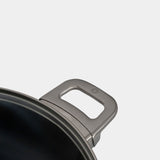 CHD Dual Ceramic Layer, Diamond Reinforced Nonstick Sauteuse with Glass Lid | Made in Switzerland