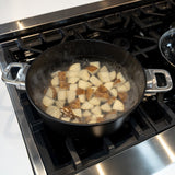 CHD Dual Ceramic Layer, Diamond Reinforced Nonstick Braiser with Glass Lid | Made in Switzerland