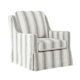 Stanley Glider Slipcovered Swivel Chair with Slope Arm(Optional Types)